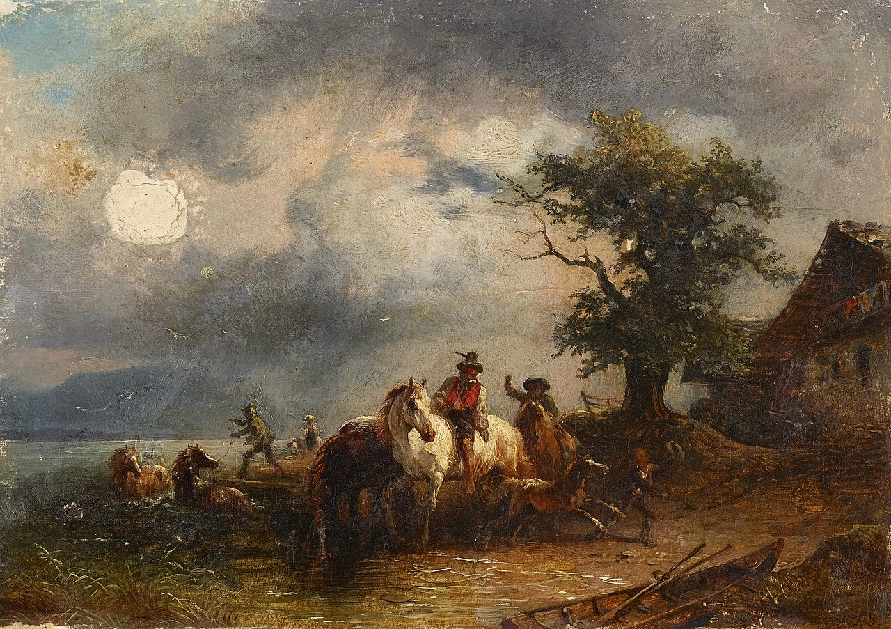 Abbeveratoio per cavalli - Österreichische Galerie Belvedere, Vienna